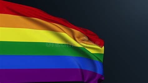 Lgbt Rainbow Flag Gay Pride Gender Equality Symbol Stock Footage Video Of Identity Cotton