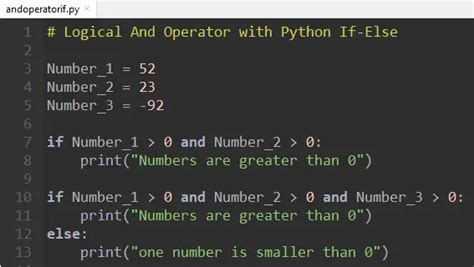 How To Use And Operator In Python If Its Linux Foss