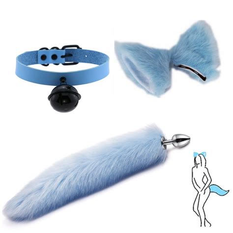 Anal Butt Plug Set Adult Sex Toy Stainless Steel Set Pcs Butt Tail Anal Plugs Sex Toys Dls B