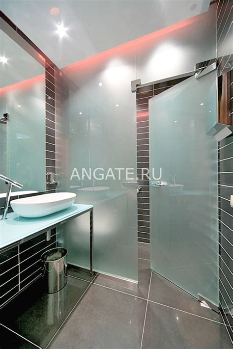 Двери стеклянные для ванной и туалета | Angate