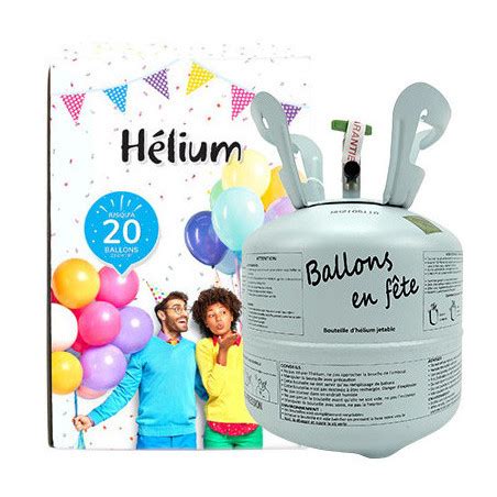 Bouteille H Lium Ballons Jetable Tralala F Tes Fr