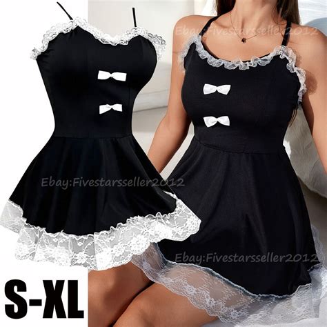 Women S Sexy Lingerie Babydoll G String Sleepwear Underwear Lace Dress Nightwear EBay