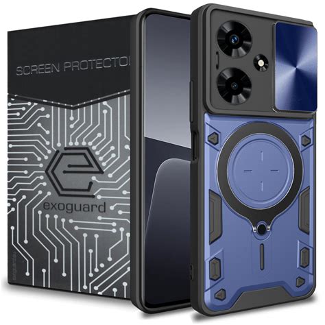 Etui Exoguard Ringshield Szkło Infinix Hot Pancerne Case Obudowa Futerał Ring