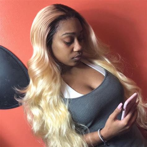 Gorgeous Customer With Blonde Body Wave Dyed Darkroot Blonde Body Wave Gorgeous