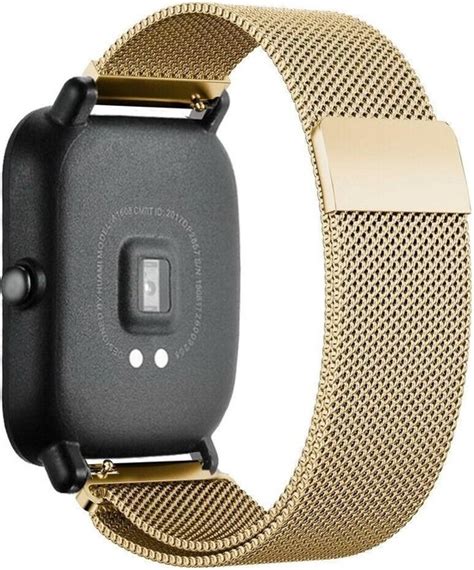 Strap It Xiaomi Amazfit Gts Milanese Band Goud Bol