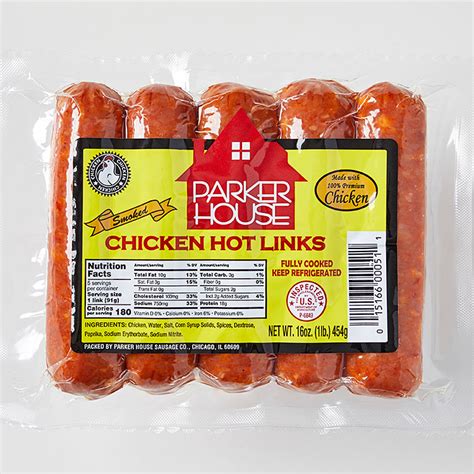 The Best Quality Of Meat In Chicken Hot Links Is Our Priority