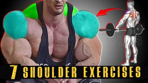 7 Essential Exercises For Broad Shoulders Gym Body Muscles Youtube