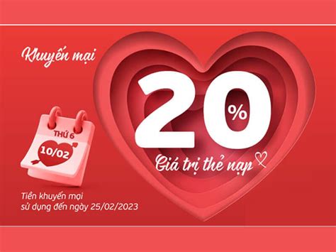 HOT Viettel khuyến mãi tặng 20 giá trị thẻ nạp ngày 10 02 2023