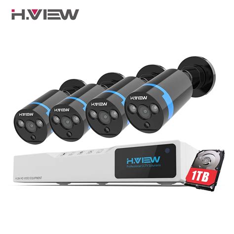 Aliexpress.com : Buy H.View Security Camera System 8ch CCTV System 4 x ...