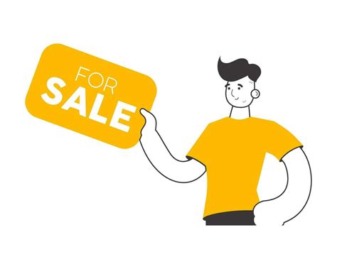 Realtor Guy Lineart Isolated Vector Illustration 28654493 Vector