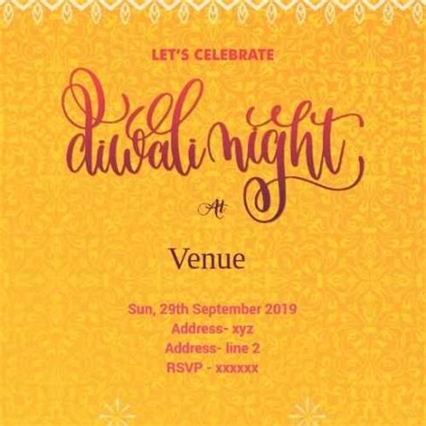 100 Diwali Party Invitations That Will Make Your Celebration Shine