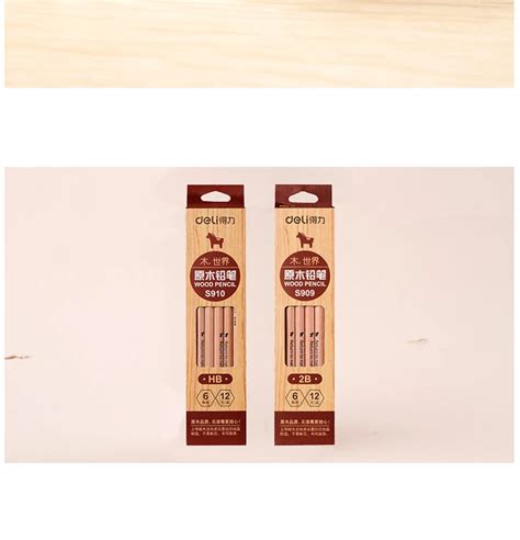 Deli 12 шт./лот, деревянные грифельные карандаши HB 2B, карандаши ...
