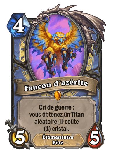 Faucon Daz Rite Catalogue De Cartes De Hearthstone