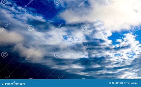 Moody Sky Background Stock Image Image Of Atmosphere 204051365