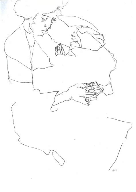start  blind contour     drawings
