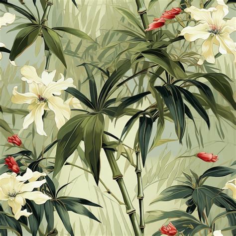 Premium Photo | There is a painting of a bunch of flowers on a wall generative ai