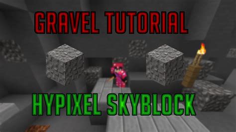 GRAVEL TUTORIAL Hypixel Skyblock Deutsch YouTube