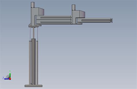 三自由度工业机器人的结构设计图纸 Solidworks三维模型 说明书1 Solidworks 2014 模型图纸下载 懒石网