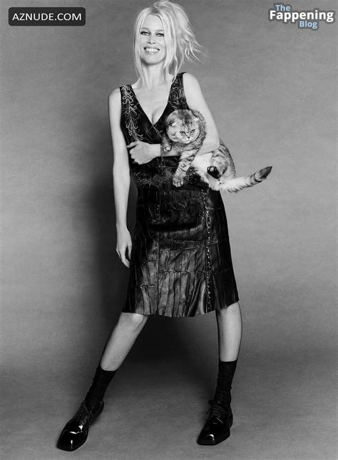 Claudia Schiffer Nude Vogue Germany S March Issue Fashion Celebration Aznude