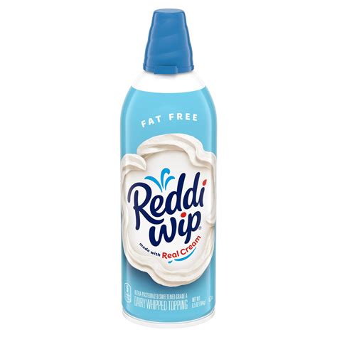 Reddi Wip Fat Free Whipped Topping Made With Real Cream Shop Sundae Toppings At H E B