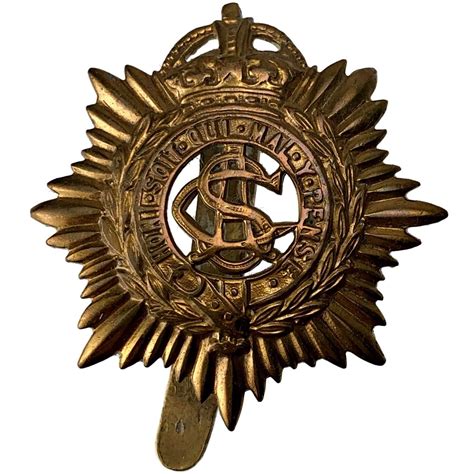 Ww1 Army Service Corps Asc Cap Badge