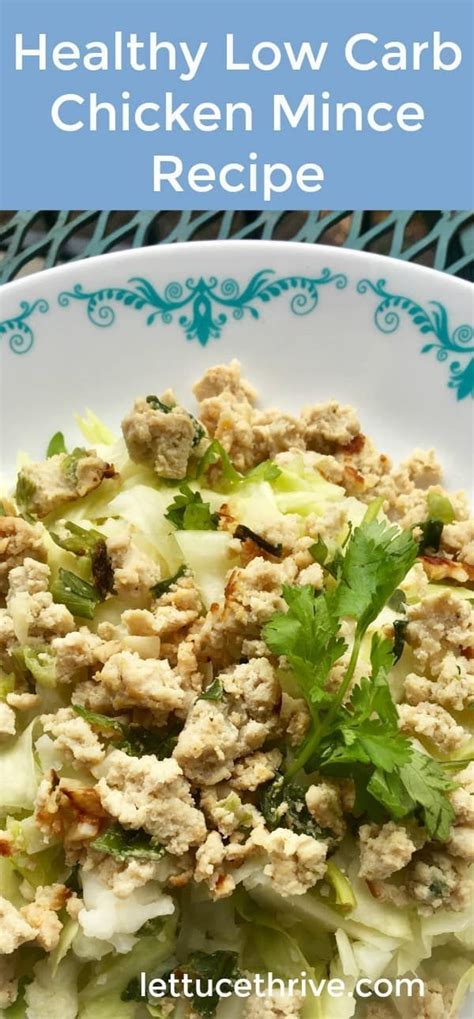 Chicken Mince Recipe Low Carb Chicken Larb Gai Lettuce Thrive