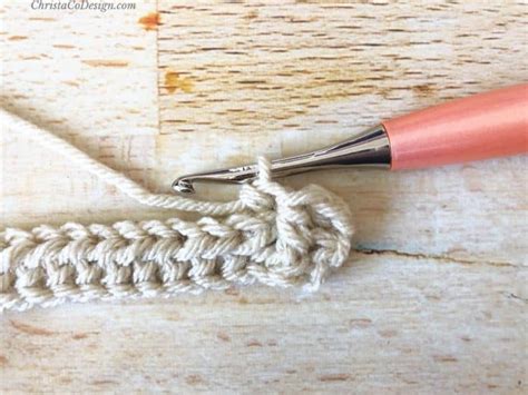 Back Post Half Double Crochet Stitch Tutorial ChristaCoDesign