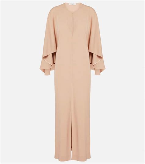 Chloé Caped Gown In Nude ModeSens