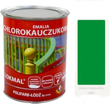 Farba Polifarb Lokmal Emalia Chlorokauczukowa 5l Zielona Miętowa