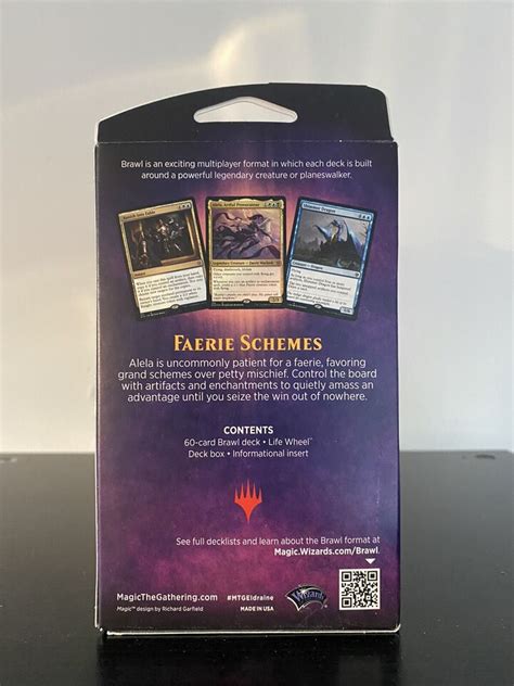 Magic The Gathering Faerie Schemes Brawl Deck Ebay