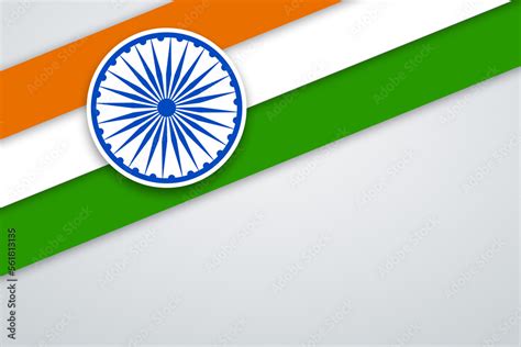 Republic day india, happy republic day and army day abstraction. Stock Illustration | Adobe Stock