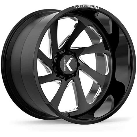 Kg1 Forged Swoop Kc020 Black Milled 24x14 Wheel Kc020241488gpm L Xdp