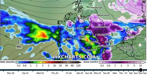 UK snow map as huge blizzard to batter Yorkshire bringing 18 hours