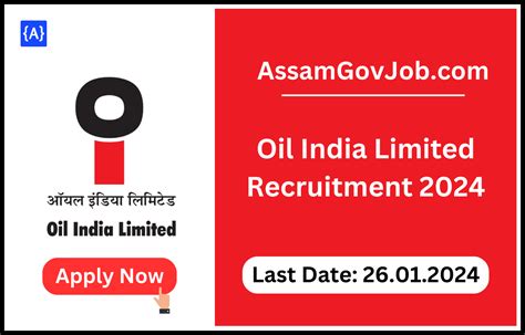 Oil India Limited Recruitment 2024 26 Vacancies Apply Online