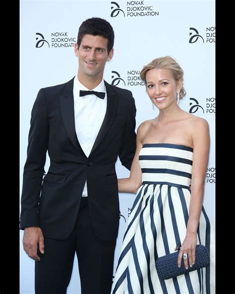 Photo Novak Djokovic Et Sa Compagne Jelena Ristic En Oscar De La