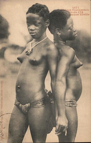 Nude East African Girls Postcard