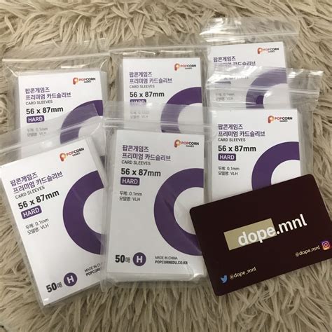Popcorn Games Card Sleeves 56x87mm Shopee Philippines
