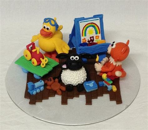 Timmy Time cake toppers - Decorated Cake by Jade - CakesDecor