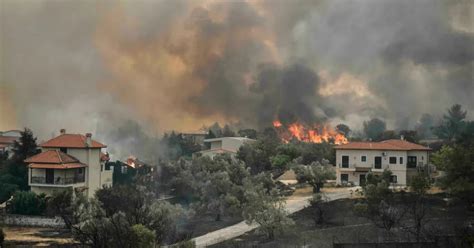 Grecia Por El Calor Y Los Incendios Hicieron La Evacuaci N M S Grande