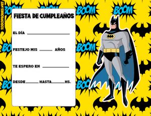 Kit Imprimible De Batman Descarga Gratis Todo Peques