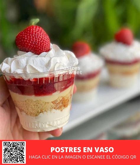 Postres En Vaso Para Vender Recetas Fáciles Haga Clic En La Imagen Receitas De Sobremesas