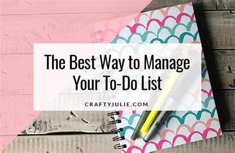 manage    list crafty julie
