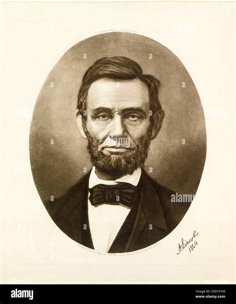 Portrait Of Abraham Lincoln Stock Photo Alamy