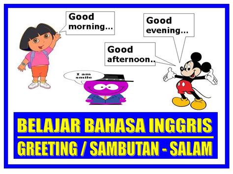 Selamat Sore Dalam Bahasa Inggris