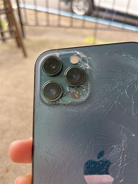 Question The Back Glass Cracked On My Iphone 12 Pro Max And Part Of