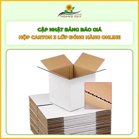 cap nhat bang bao gia hop carton  lop dong hang