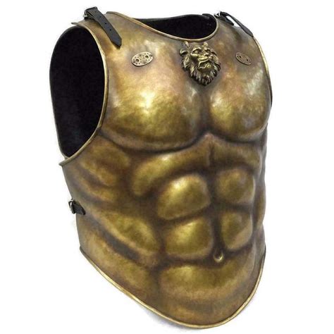 Buy A S E Larp Armor Classical Lion Greek Roman Muscle Armor Set Spartan Trojan Body Armor