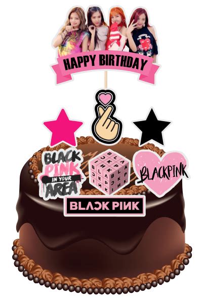 Blackpink Cake Topper Laminated Lazada