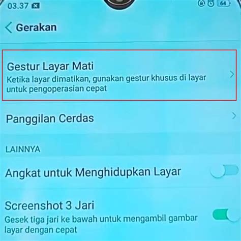 Cara Mengaktifkan Ketuk Layar Kali Di Oppo A S