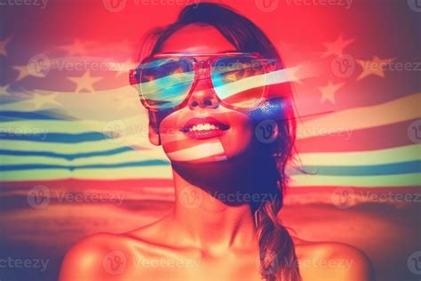 Summer Themed Double Exposure Bikini Portrait Stock Photo At Vecteezy
